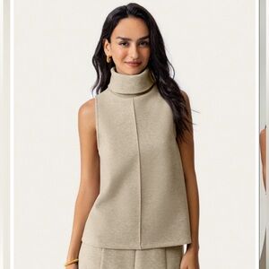 OGL sleeveless fuzzluxe top NWT